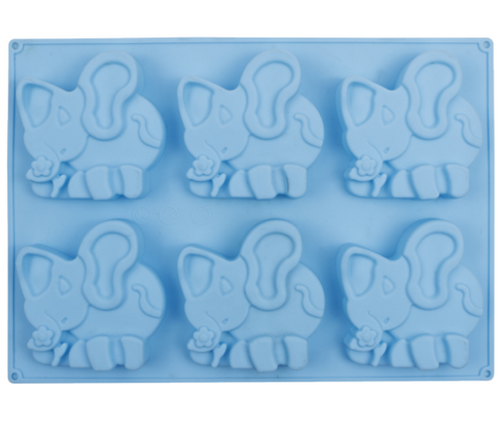 Silicone Elephant Cake Mold Baking Mold Jelly Pudding Ice Cube Mold DIY Soap Mold