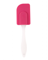 Silicone spatula with white PP handle