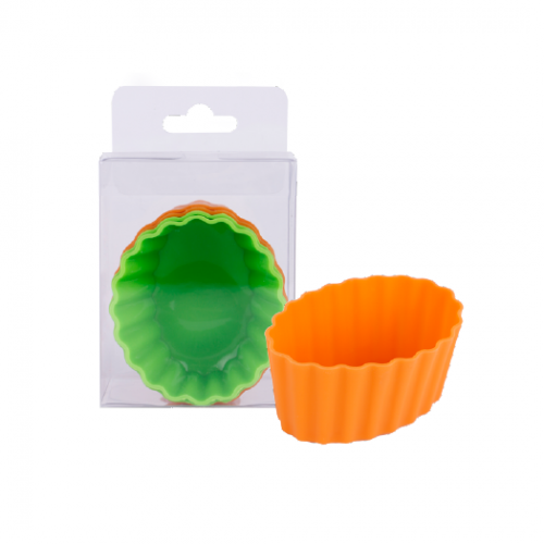 Silicone Oval Shap Baking Cup Cupcake Mold Cake Mold Jelly Cup Pudding Mold Ice Cube Mold DIY Soap Mold