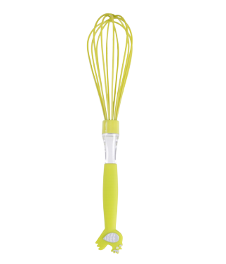 Silicone whisk with animal handle