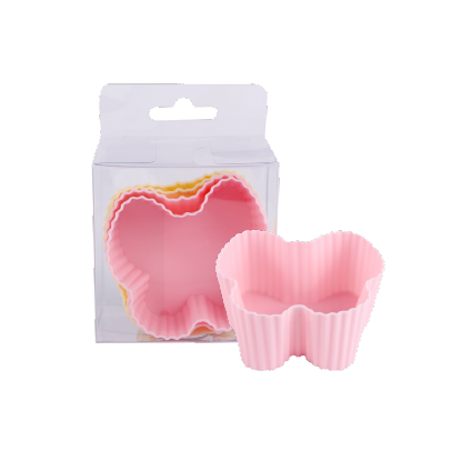 Silicone Butterfly Baking Cup Muffin Mold Cupcake Mold Jelly Cup Pudding Mold Ice Cube Mold DIY Soap Mold