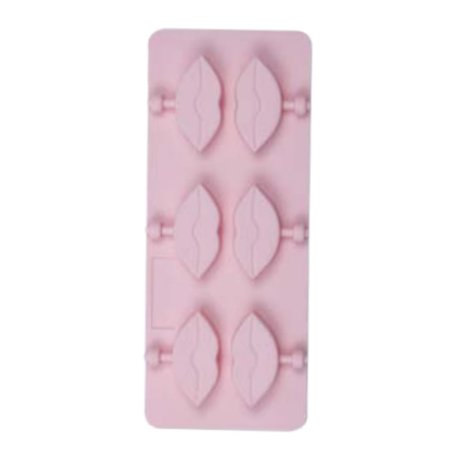 Silicone 6 holes lip chocolate mould candy mould baking mould
