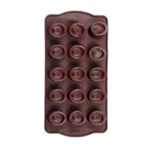 Silicone 15 holes oval shape chocolate mould candy mould baking mould