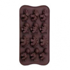 Silicone 12 holes dinosaur chocolate mould candy mould baking mould