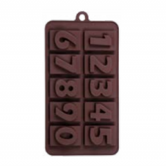 Silicone number chocolate mould candy mould baking mould