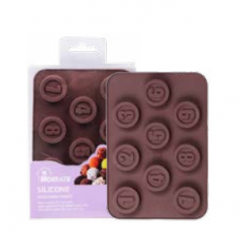 Silicone 9 holes number chocolate mould candy mould baking mould