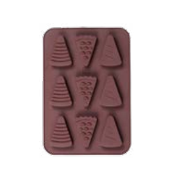 Silicone 9 holes pizza chocolate mould candy mould baking mould