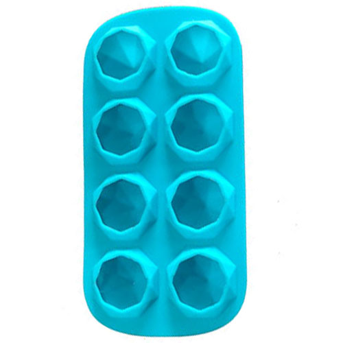 Silicone 8-Cavity Diamond Ice Sphere Mold ice cube tray