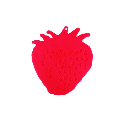 Silicone strawberry shape pot mat
