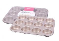 Carbon Steel 12-cavity Muffin Pan