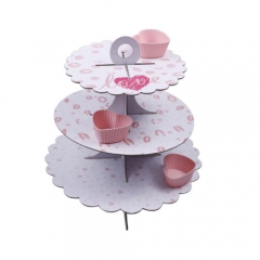 Paper cake stand 3 layers