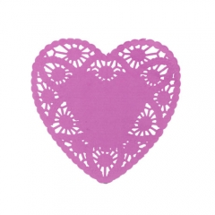 Heart shape dolies paper