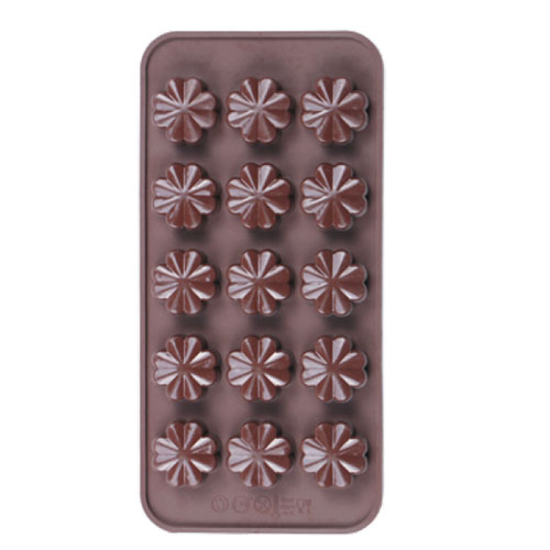 Silicone 15 holes flower chocolate mould candy mould baking mould