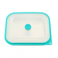 Silicone collapsible lunch box Silicone collapsible food storage container