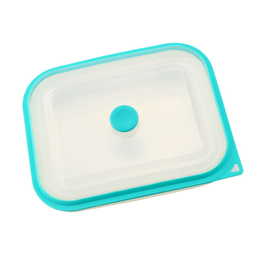 Silicone collapsible lunch box Silicone collapsible food storage container