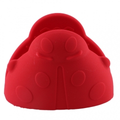 Silicone ladybird mitt