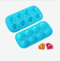 Silicone 8-Cavity Diamond Ice Sphere Mold ice cube tray