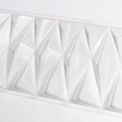 Clear plastic origami mousse cake mold
