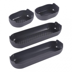 Silicone oval baguette mould 4pcs set