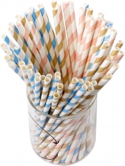 Biodegradable Paper Straws 150pcs/bag
