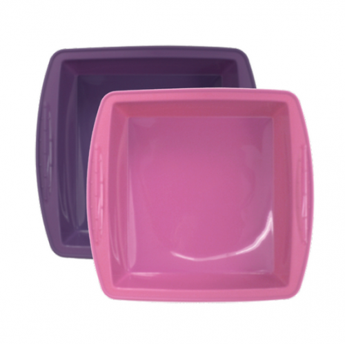 Silicone square cake mould