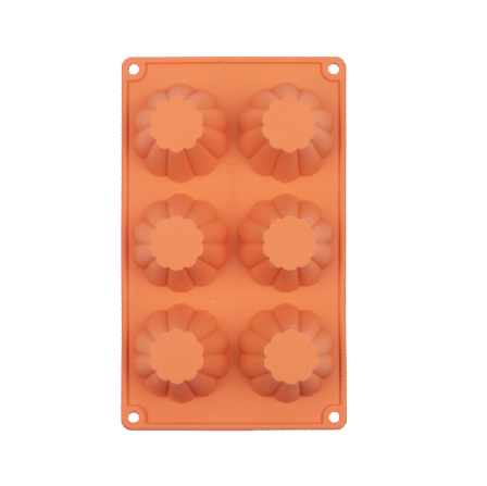 Silicone Flower Shape Muffin Mold Cake Mold Bakeware Jelly Pudding Mold DIY Soap Mold