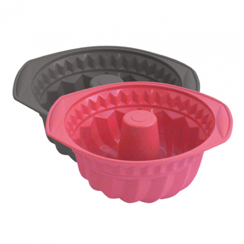 Silicone Fluted Tube Cake Baking Pan, Non-stick Cake Mold,Bakeware