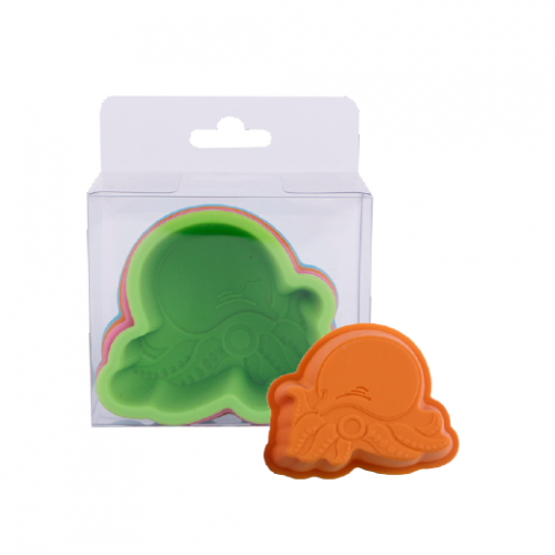 Silicone Small Octopopus Cake Mold Muffin Mold Baking Cup Chocolate Mold Ice Cube Jelly Mold