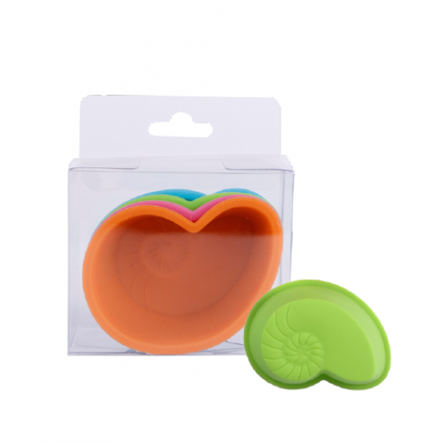 Silicone Mini Sea Shell Cake Mold Baking Cup Ice Cube Jelly Mold Chocolate Mold Pudding Mold