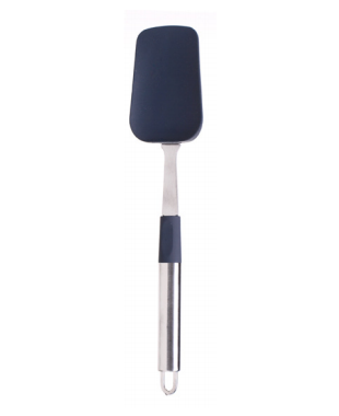 Silicone spatula spoon with SS tube handle