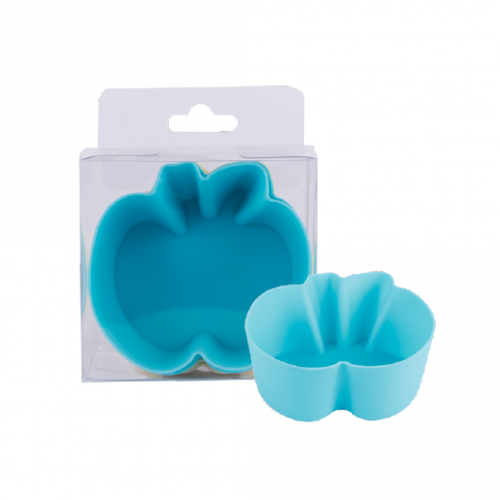 Silicone Apple Baking Cup Cupcake Mold Pudding Mold Ice Cube Jelly Mold DIY Soap Mold