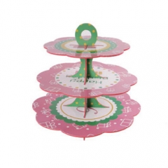 Paper cake stand 3 layers