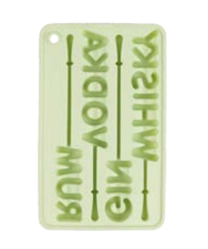 Silicone alphbet ice mould ice cube tray