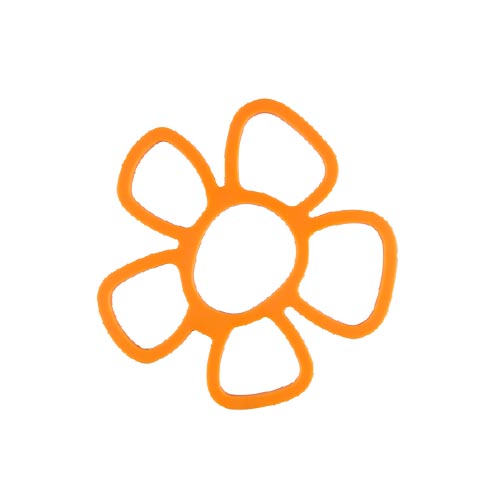 Silicone flower shape pot mat/trivet