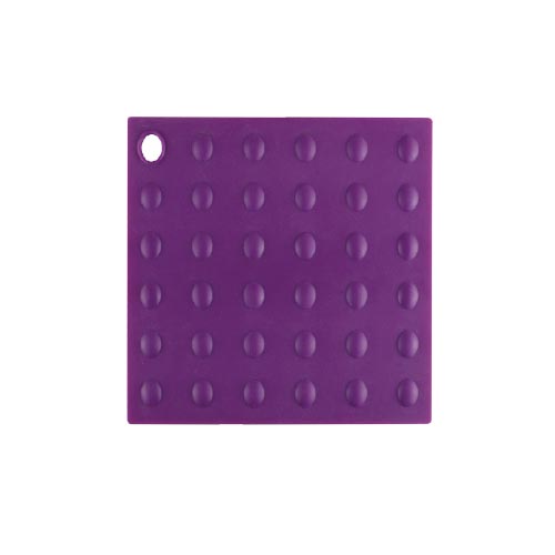 Silicone square pot mat/spoon holder