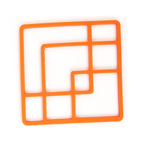 Silicone square pot mat/trivet
