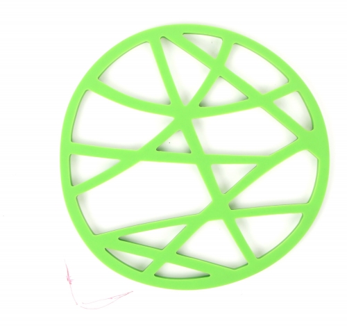 Silicone bird's nest pot mat/trivet