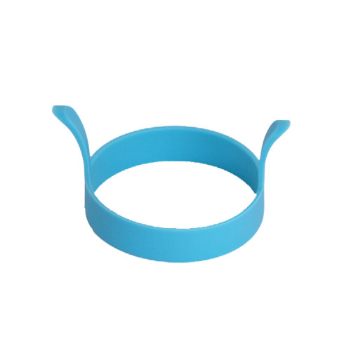 Silicone egg ring with ear,Egg Cooking Rings,Silicone egg former,Durable & Reusable Silicone Ring Eggs