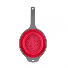 Silicone collapsible strainer Collapsible Silicone Colanders and Strainers Pasta Vegetable/Fruit Kitchen Mesh Strainers