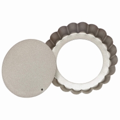 Carbon Steel Pie Pan with Removable Bottom