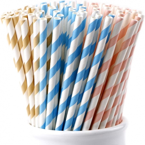 Biodegradable Paper Straws 150pcs/bag