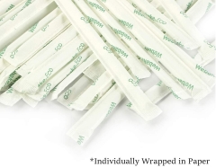 Eco Friendly Corn Starch Drinking Straw 200 Pack