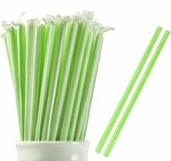 Long PLA Drinking Straws 100 Pack
